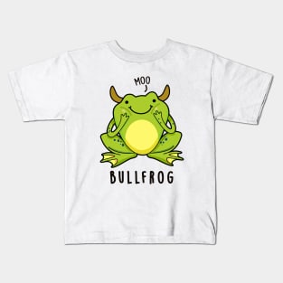 Bull Frog Cute Animal Frog Pun Kids T-Shirt